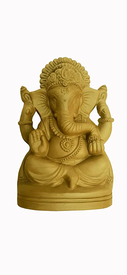 Ganesh Idol | Eco Friendly Ganesh Murti 8 Inch
